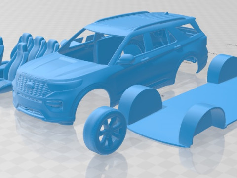 Explorer ST 2020 Printable Car Modelo de impresión 3D