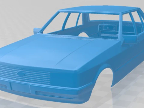 फाल्कन 1979 प्रिंट करने योग्य बॉडी कार 3D प्रिंट मॉडल