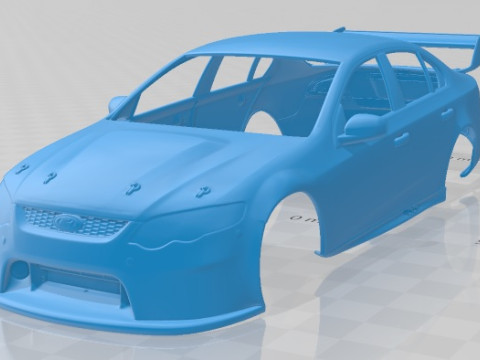 Falcon FG V8 2014 Printable Body Car Modèles 3D en vedette