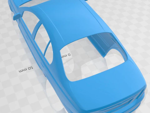 Falcon Forte Sedan 2000 Printable Body Car 3D Print Model