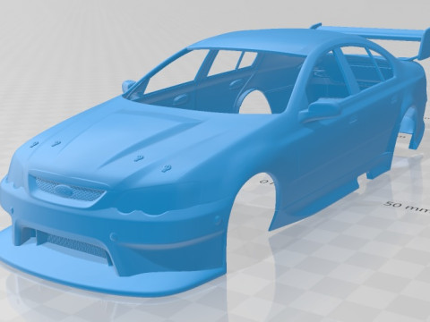 Falcon V8 Supercars 2009 Printable Body Car 3D Принт Модель