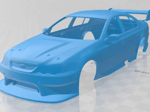 Falcon V8 Supercars 2009 Carrosserie imprimable Modèles 3D en vedette