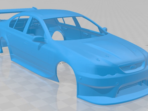Falcon V8 Supercars 2009 Printable Body Car 3D 打印模型