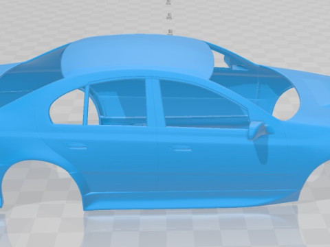 Falcon V8 Supercars 2009 Printable Body Car 3D 打印模型