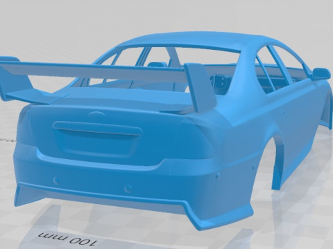 Falcon V8 Supercars 2009 Printable Body Car 3D 打印模型