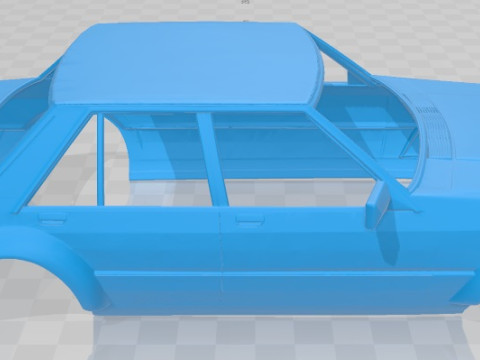 Falcon Tru Blu 1981 Printable Body Car Modèles 3D en vedette