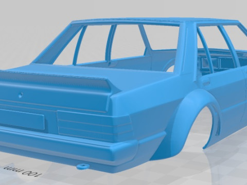 Falcon Tru Blu 1981 Printable Body Car Modèles 3D en vedette