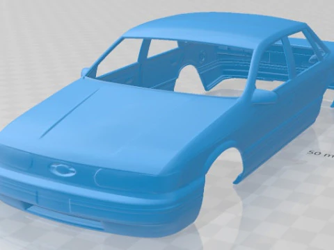 Body Mobil Taurus 1992 yang Dapat Dicetak Model Cetak 3D