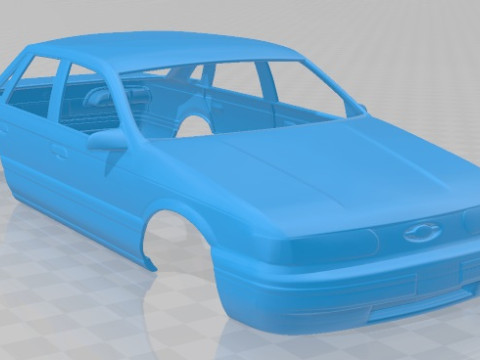 Taurus 1992 Printable Body Car Modèles 3D en vedette