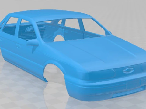 Taurus 1992 Printable Body Car 3D Print Model