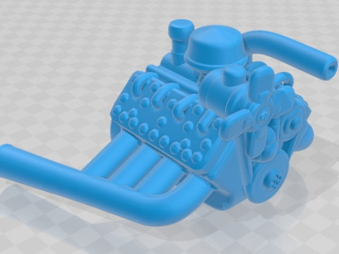 Hot Rod 32 Printable Car 3D Print Model