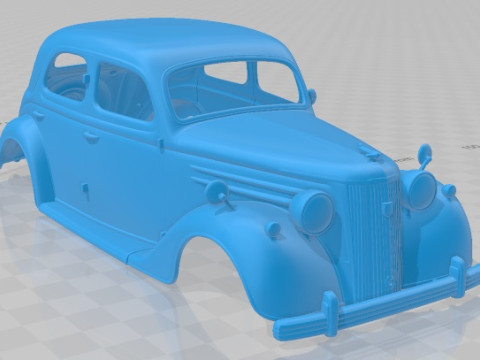 Pilot 1947 Printable Body Car 3D Print Model