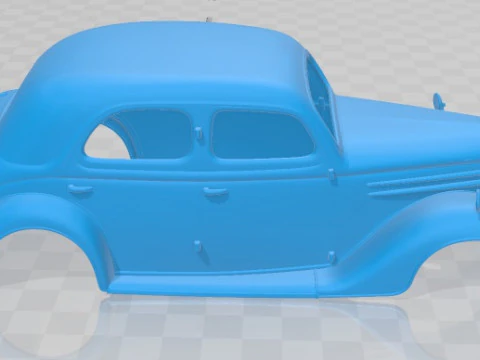 Pilot 1947 Printable Body Car 3D Print Model
