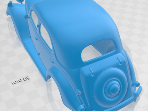 Pilot 1947 Printable Body Car 3D Print Model