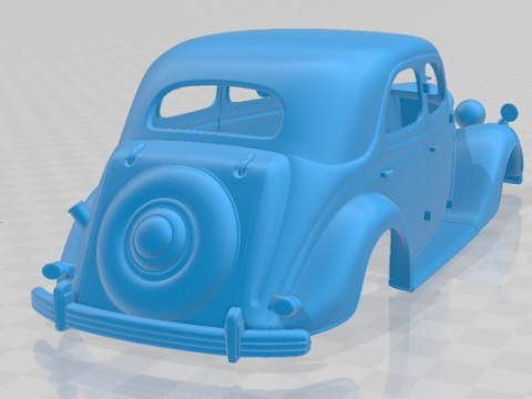 Pilot 1947 Printable Body Car 3D Print Model