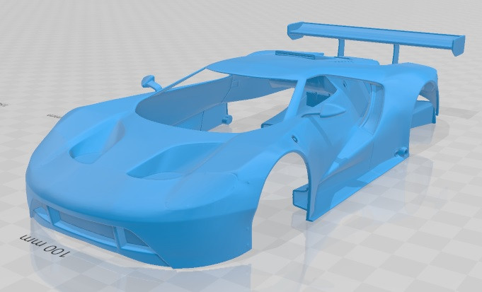 GTLM 2016 Printable Body Car 3D Принт Модель .c4d .max .obj .3ds .fbx .stl .blend
