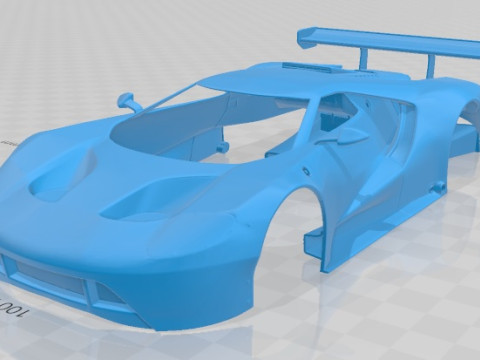 GTLM 2016 Printable Body Car 3D Print Model