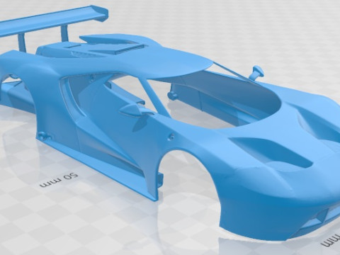 GTLM 2016 Printable Body Car 3D Принт Модель