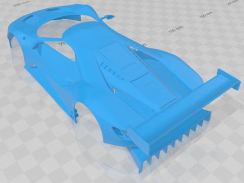 GTLM 2016 Printable Body Car 3D Принт Модель