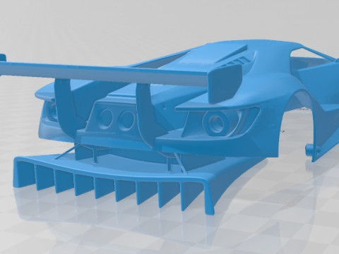 GTLM 2016 Printable Body Car 3D Принт Модель