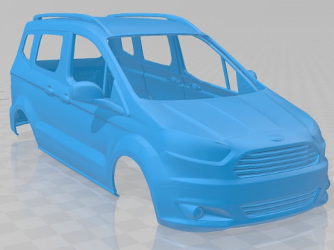 Tourneo Courier 2013 Printable Body Van Modelo de Impressão 3D