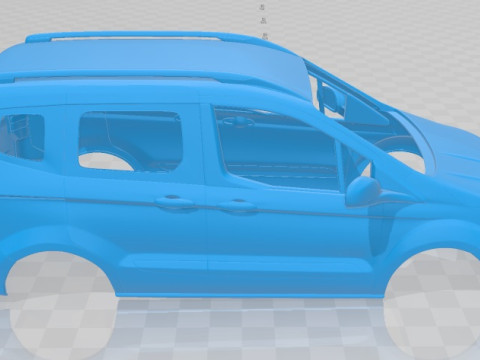 Tourneo Courier 2013 Printable Body Van Modelo de Impressão 3D