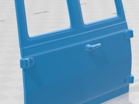 Transit 1965 Printable Van 3Dプリントモデル
