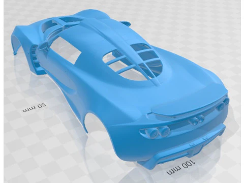 Hennessey Venom GT 2012 Printable Body Car 3D Print Model