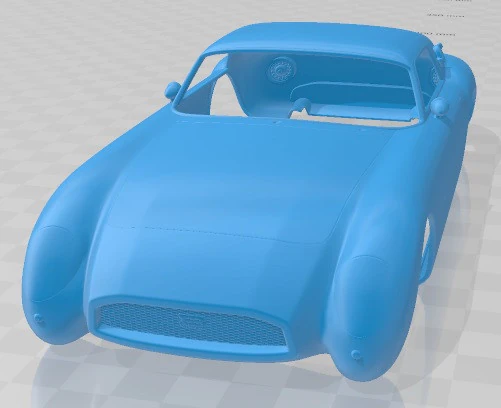 Huet Brothers Printable Body Car 3D Print Model .c4d .max .obj .3ds .fbx .stl .blend 