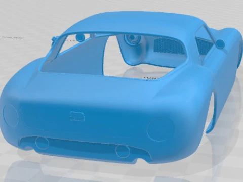 Huet Brothers Printable Body Car 3D Print Model