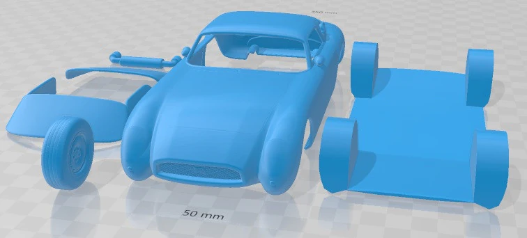 Huet Brothers Printable Car 3D Print Model .c4d .max .obj .3ds .fbx .stl .blend 