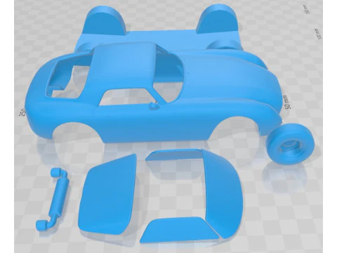 Huet Brothers Printable Car 3D Print Model