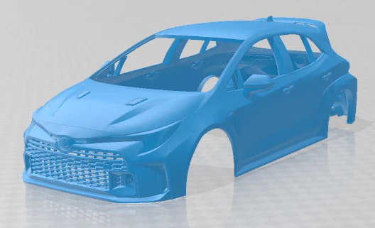 Toyota GR Corolla 2023 Printable Body Car 3D Print Model .c4d .max .obj .3ds .fbx .stl .blend 
