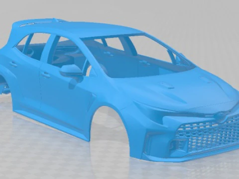 Toyota GR Corolla 2023 Printable Body Car 3D Print Model