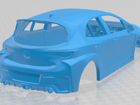 Toyota GR Corolla 2023 Printable Body Car 3D Print Model