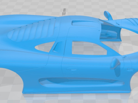 Mosler MT 900S 2010 Printable Body Car 3D 프린트 모델
