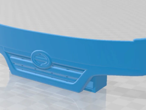 Caminh&atilde;o com cabine para impress&atilde;o Hino 300 2010 Modelo de Impressão 3D