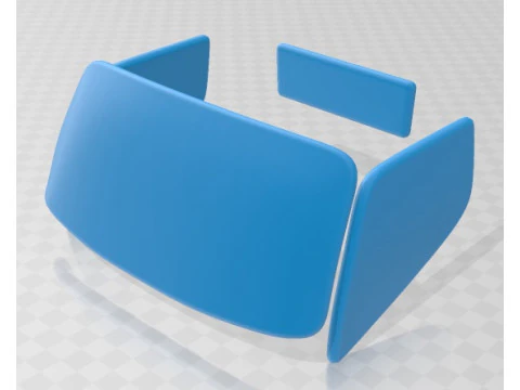 Caminh&atilde;o com cabine para impress&atilde;o Hino 300 2010 Modelo de Impressão 3D