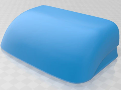 Caminh&atilde;o com cabine para impress&atilde;o Hino 300 2010 Modelo de Impressão 3D