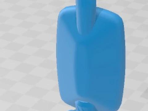 Caminh&atilde;o com cabine para impress&atilde;o Hino 300 2010 Modelo de Impressão 3D