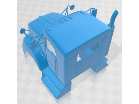 Kenworth T370 2009 Printable Body Cabin Truck 3D 프린트 모델