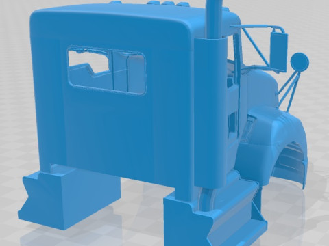 Kenworth T370 2009 Printable Body Cabin Truck 3D 프린트 모델