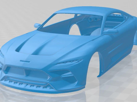 Italdesign DaVinci 2020 Cetak Body Mobil Model Cetak 3D
