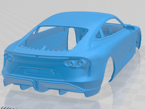 Italdesign DaVinci 2020 Printable Body Car 3D Принт Модель