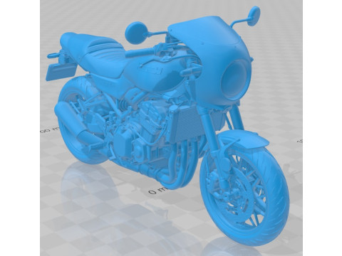 Kawasaki Z900RS 2019 Printable Motorbike 3D Print Model
