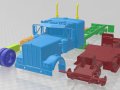 Kenworth W900 1974 Printable Cabin Truck 3D Принт Модель