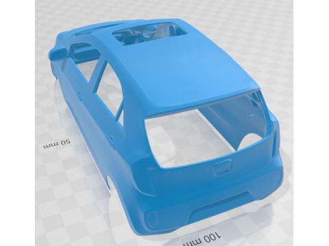 Kia Picanto 2012 Printable Body Car Modelo de impresión 3D