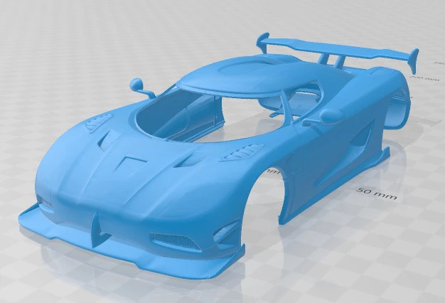 Koenigsegg Agera RS 2015 Printable Body Car 3D Print Model .c4d .max .obj .3ds .fbx .stl .blend