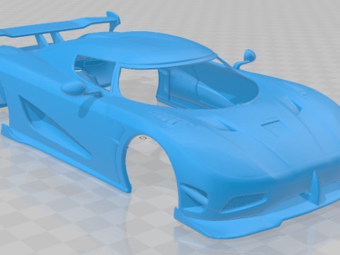 Koenigsegg Agera RS 2015 Printable Body Car 3D Print Model