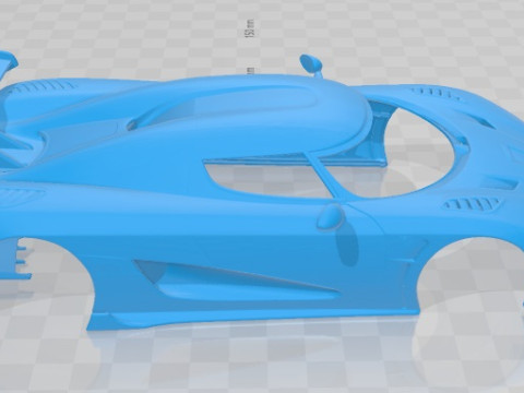 Koenigsegg Agera RS 2015 Printable Body Car 3D Print Model